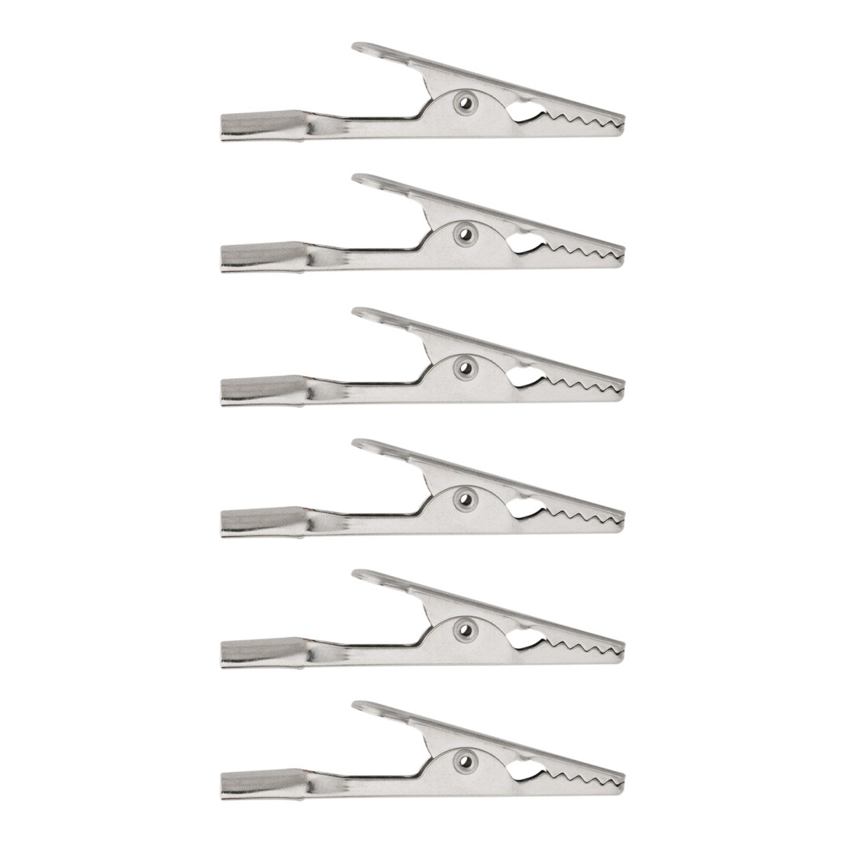 2" 10 Amp Alligator Test Clip, 6 Pcs.