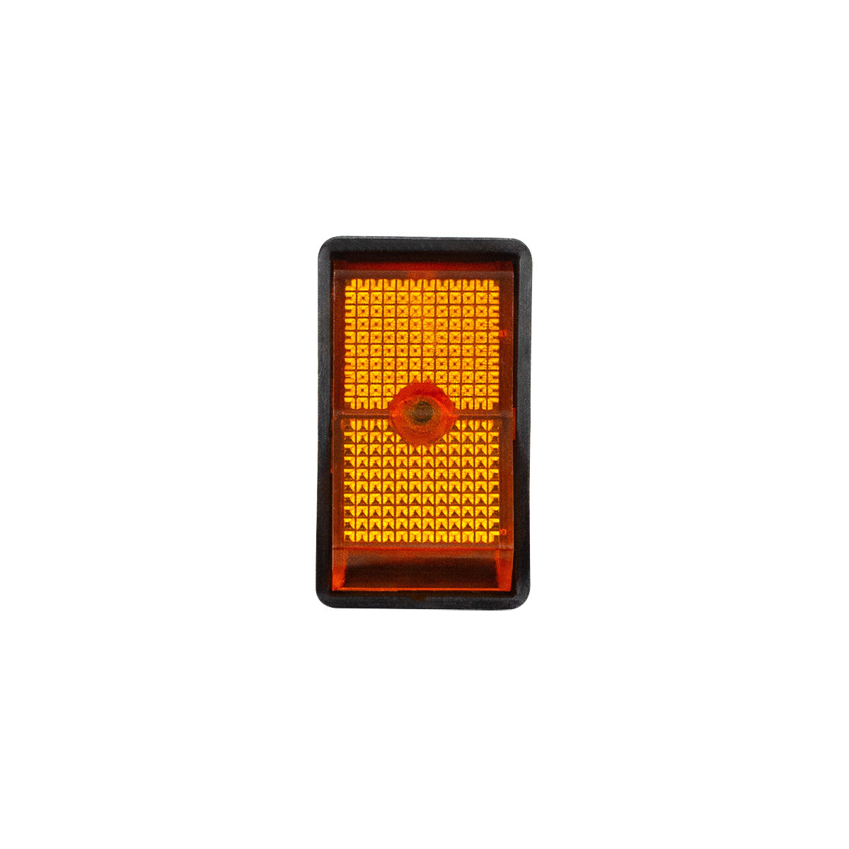 Amber Illum Jumbo Rocker 16 Amp 12V S.P.S.T. On/Off 1 Pc.