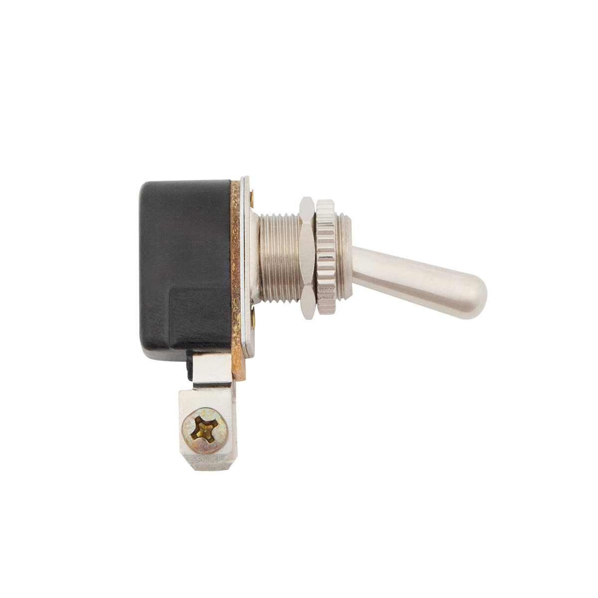 Bakelight Toggle w/ 2 Screw Terminals 15 Amp 12V S.P.S.T. On/Off 1 Pc.