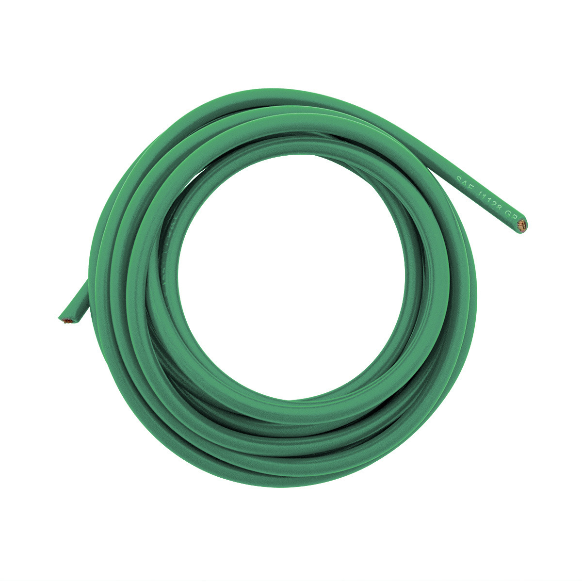 Primary Wire - Rated 80°C 10 AWG, Green 8 Ft.