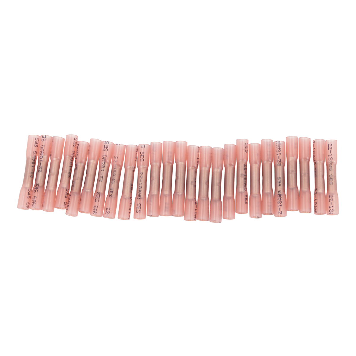 22-18 Red CS Butt Connector (25-Pack)
