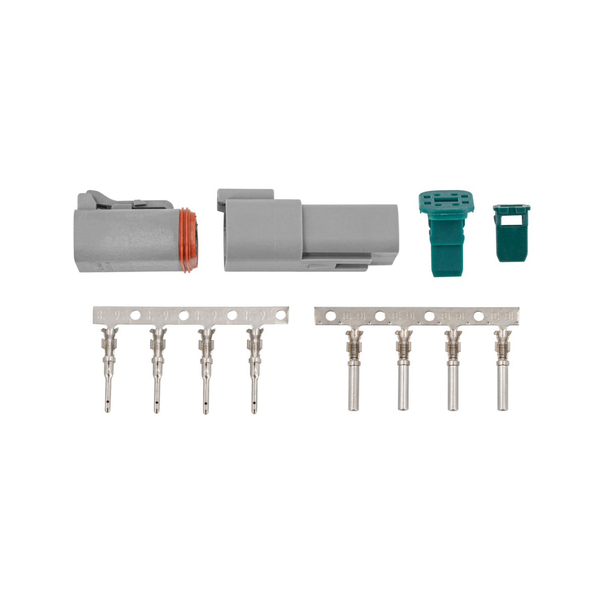 4-Wire Deutsch Style Amphenol AT Connector Project Kit 12Pcs