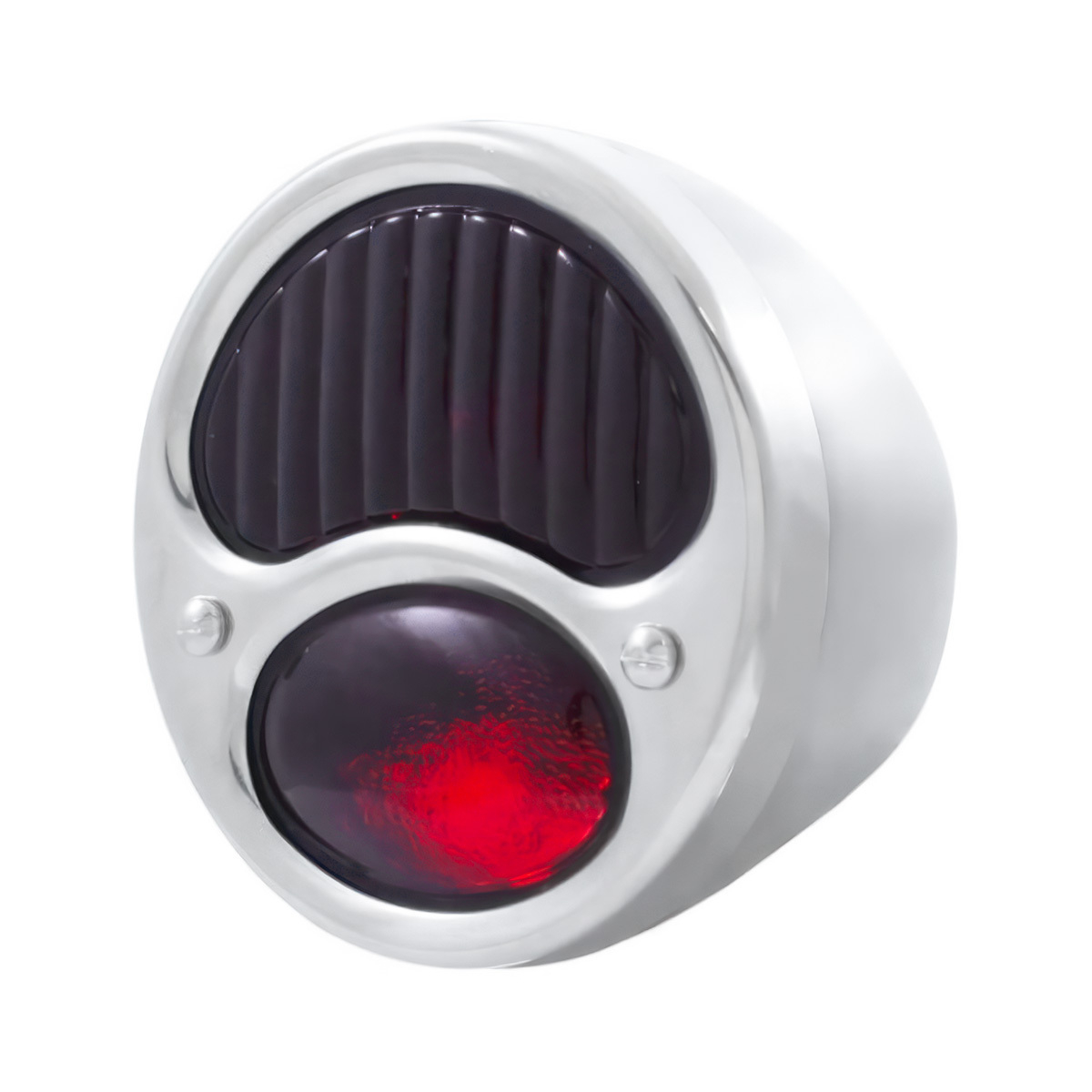 12V Tail Light Assembly With Stainless Steel Housing For 1928-31 Ford Model A - R/H