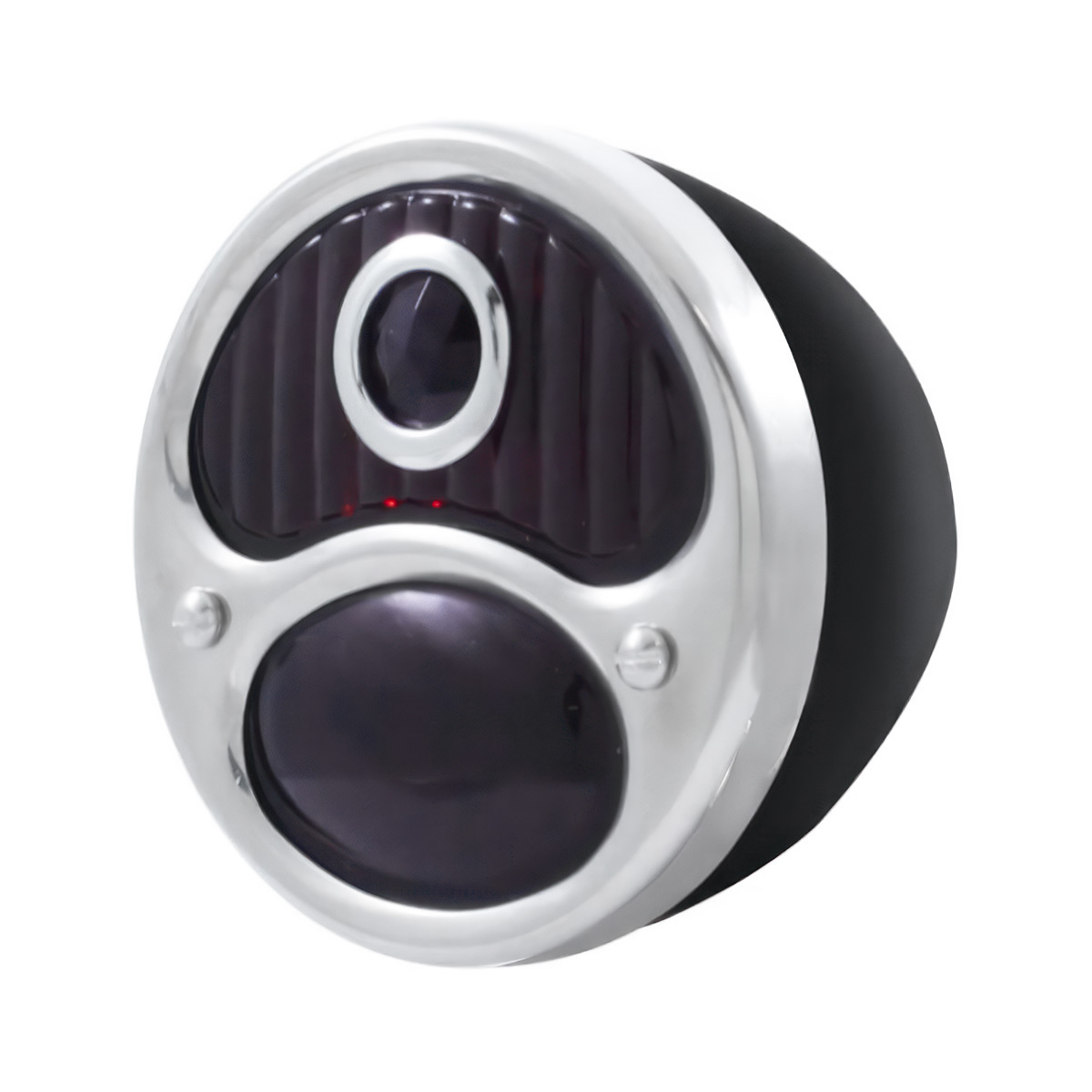 12V Tail Light Assembly With Black Housing & Blue Dot For 1928-31 Ford Model A - R/H