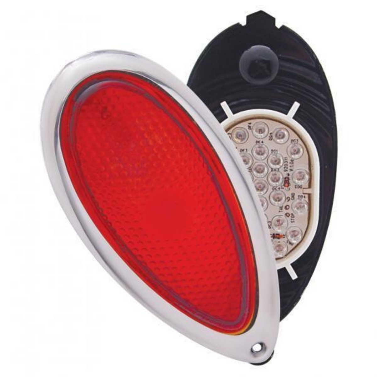 28 LED Tail Light With Glass Lens For 1938-39 Ford Car