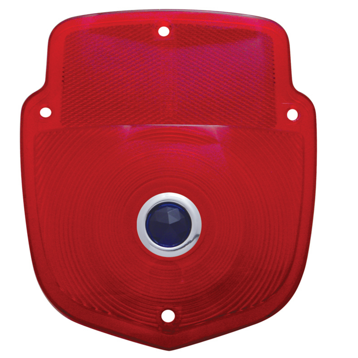Tail Light Lens With Blue Dot For 1953-56 Ford Truck