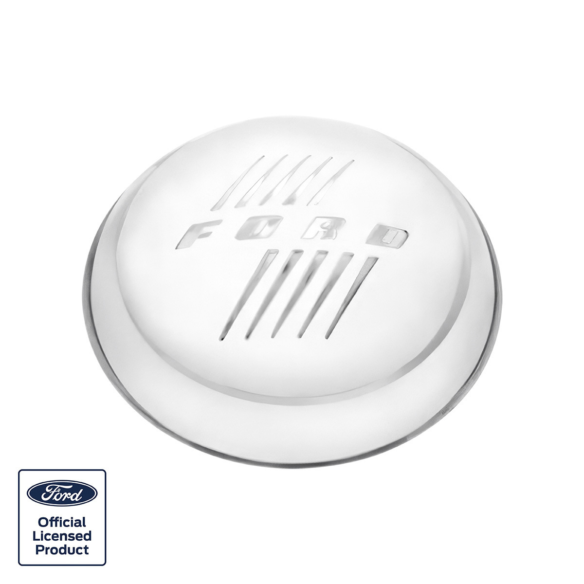 Stainless Steel "Ford" Script Hubcap For 1946 Ford Passenger Car