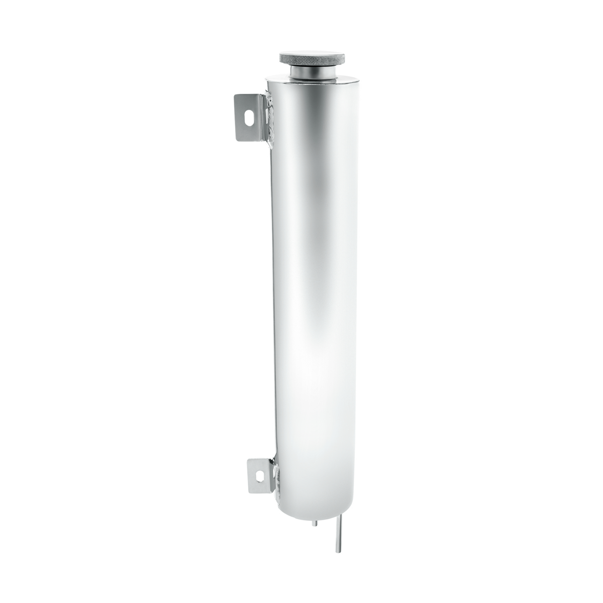 2"x15" Universal Polished Stainless Steel Radiator Overflow Tank