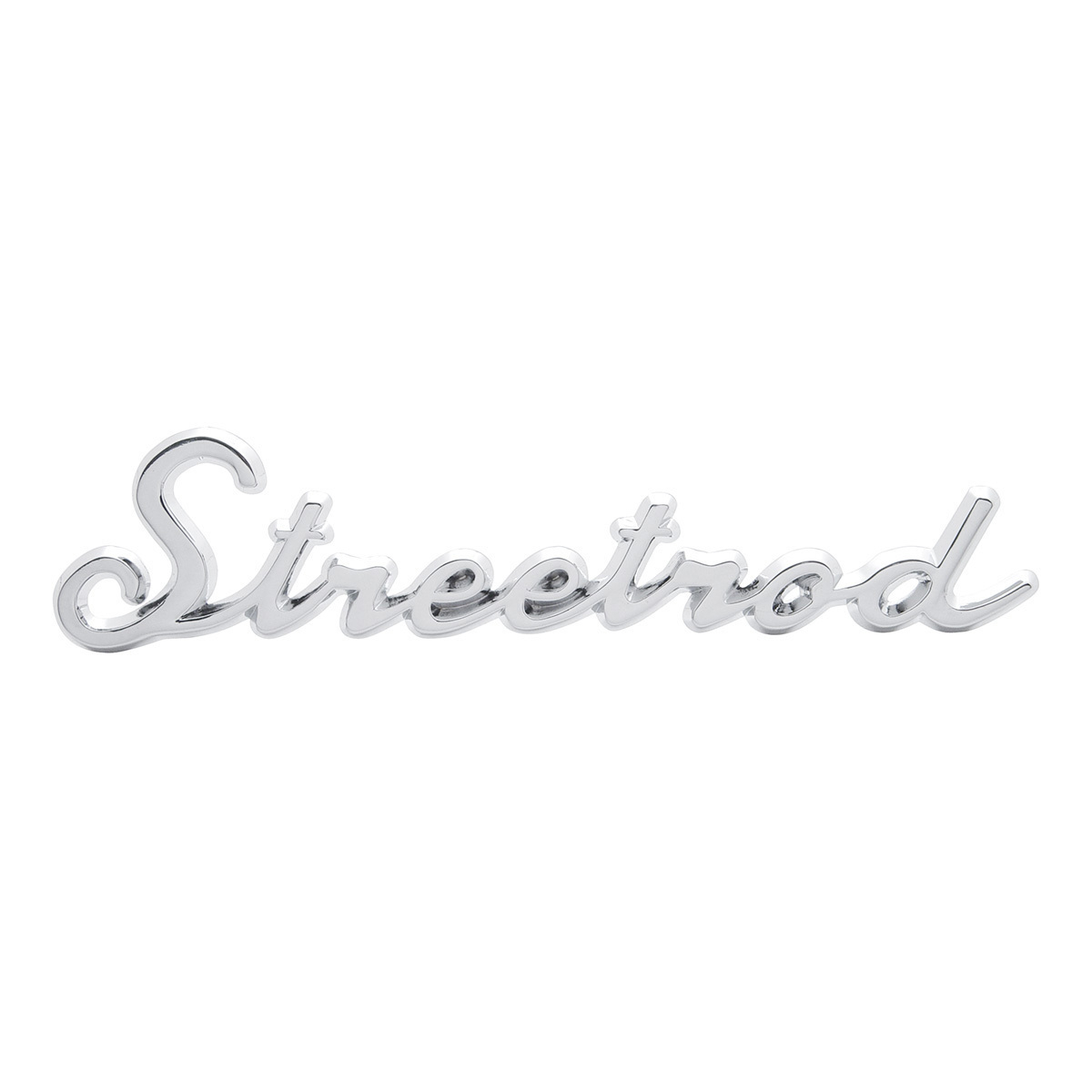 Chrome "Streetrod" Script Emblem With Stud