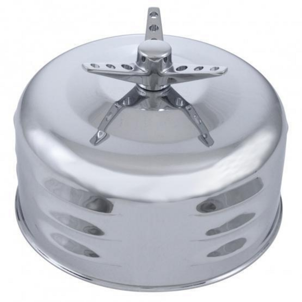 2-5/16" Single Barrel Mushroom Style Louvered Air Cleaner With Wing Nut