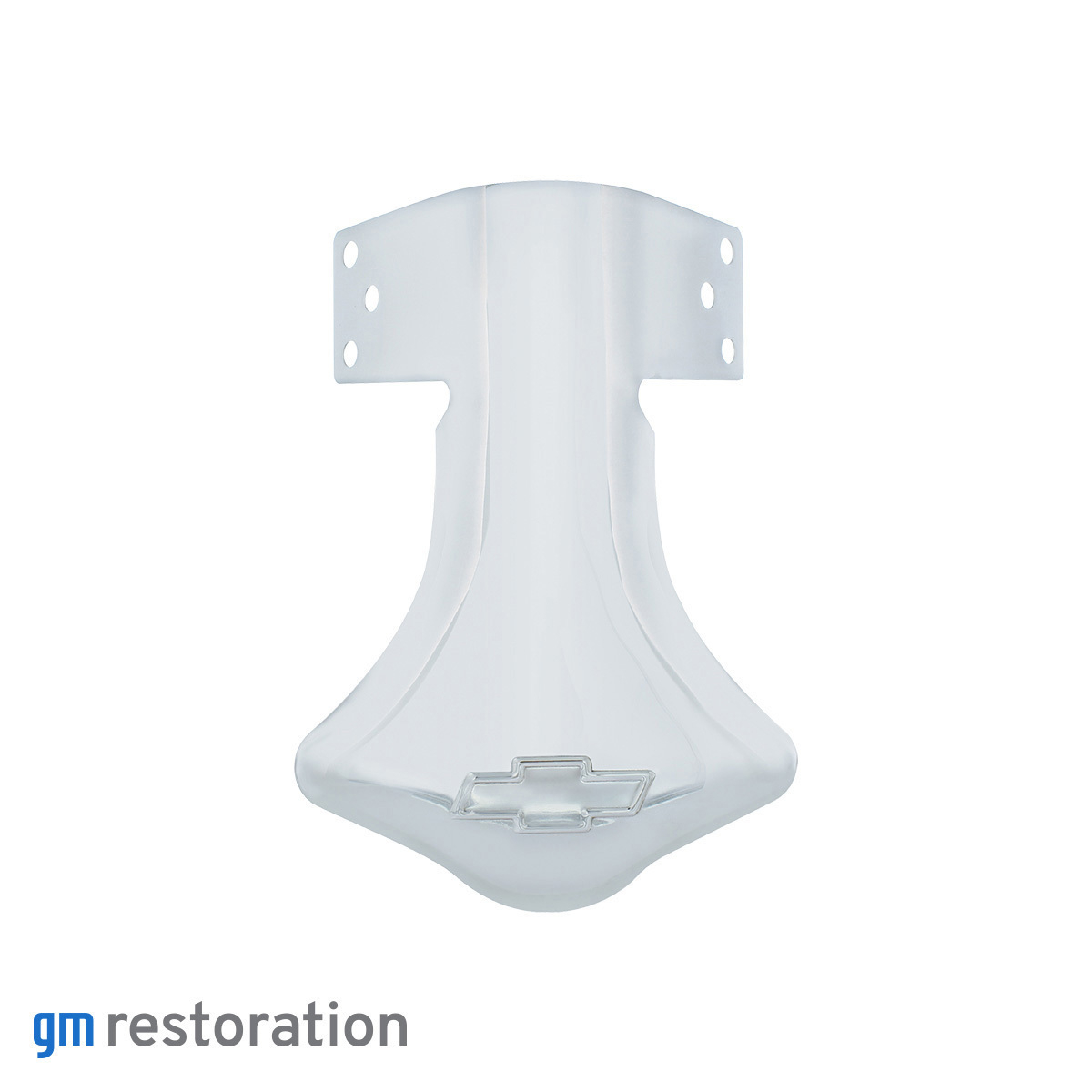 Stainless Steel Chevorlet Bowtie Logo  Exhaust Deflector