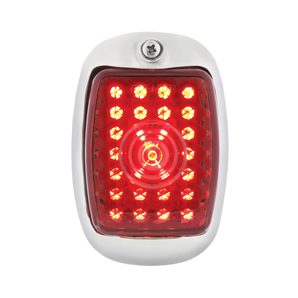 27 LED Tail Light Assembly With 6 LED LP Light & SS Housing For 1937-38 Chevy Passenger Car - L/H