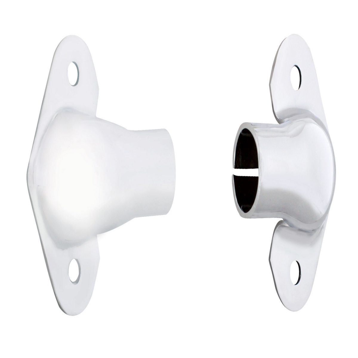 Chrome Tailgate Hinges For 1941-53 Chevy & GMC Truck Stepside (Pair)