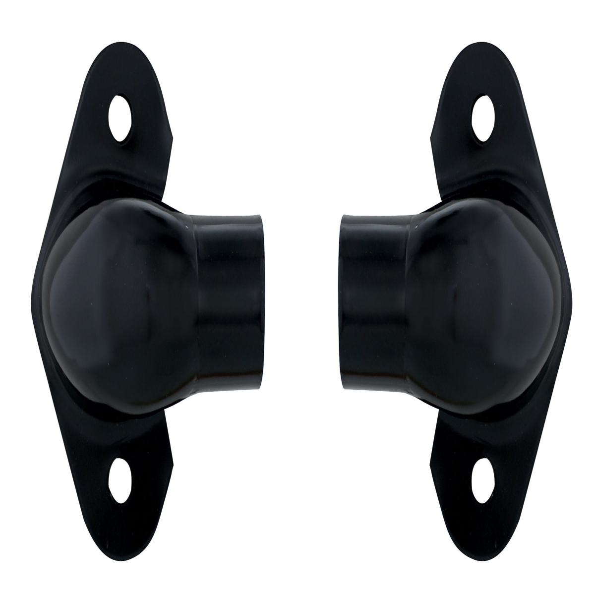Black Tailgate Hinges For 1941-53 Chevy & GMC Truck Stepside (Pair)