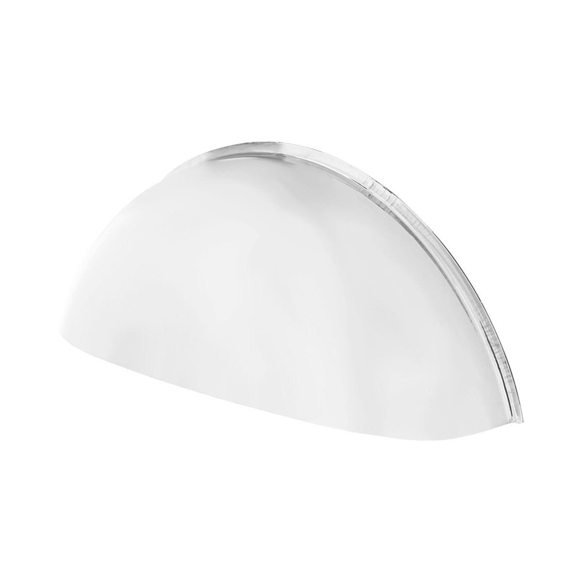 Stainless Steel Stick-Out "Half Moon" Headlight Shield (Pair)