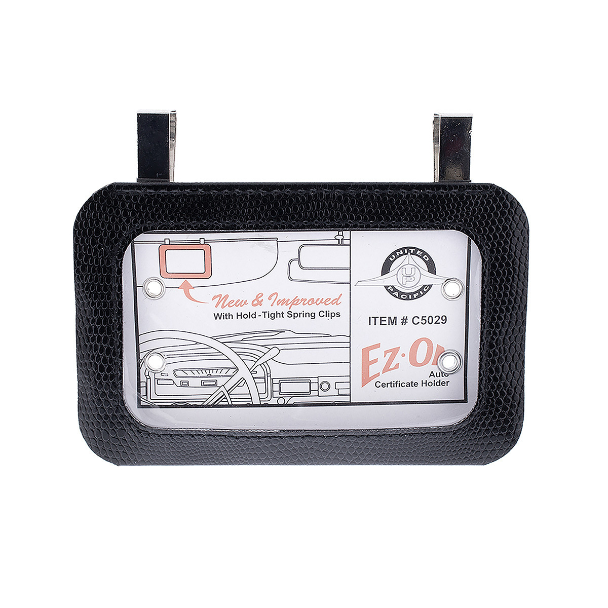 Vintage Sun Visor Registration Holder