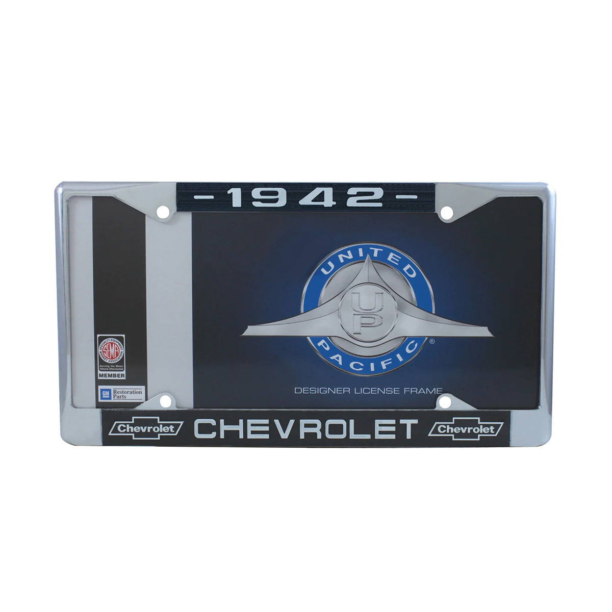 Chrome License Plate Frame For 1942 Chevy Car & Truck