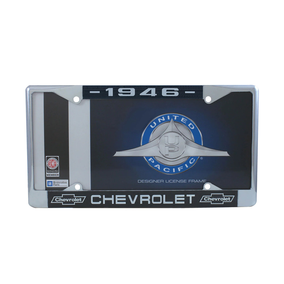 Chrome License Plate Frame For 1946 Chevy Car & Truck