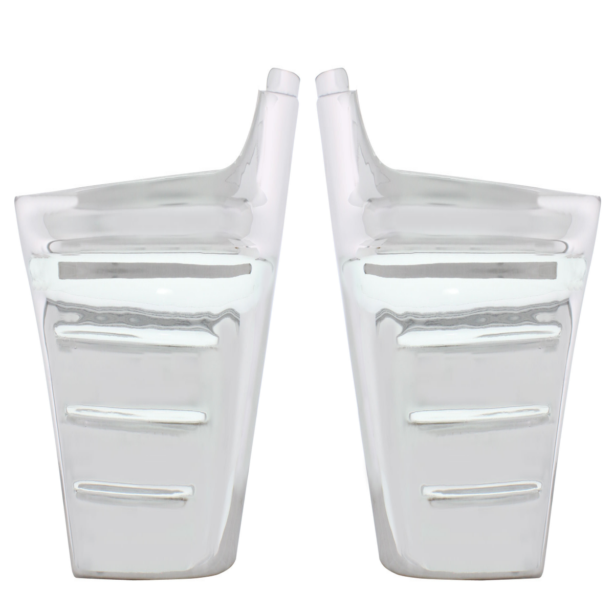 Wrap-A-Round Chrome Front Fender For 1956 Chevy Passenger Car (Pair)