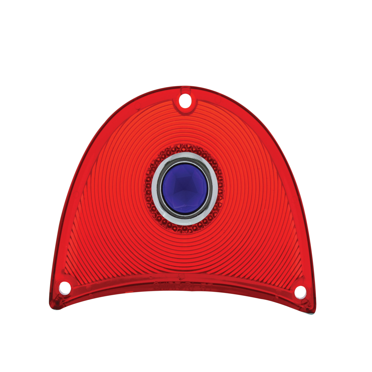 Tail Light Lens With Blue Dot For 1957 Chevy Passenger Car