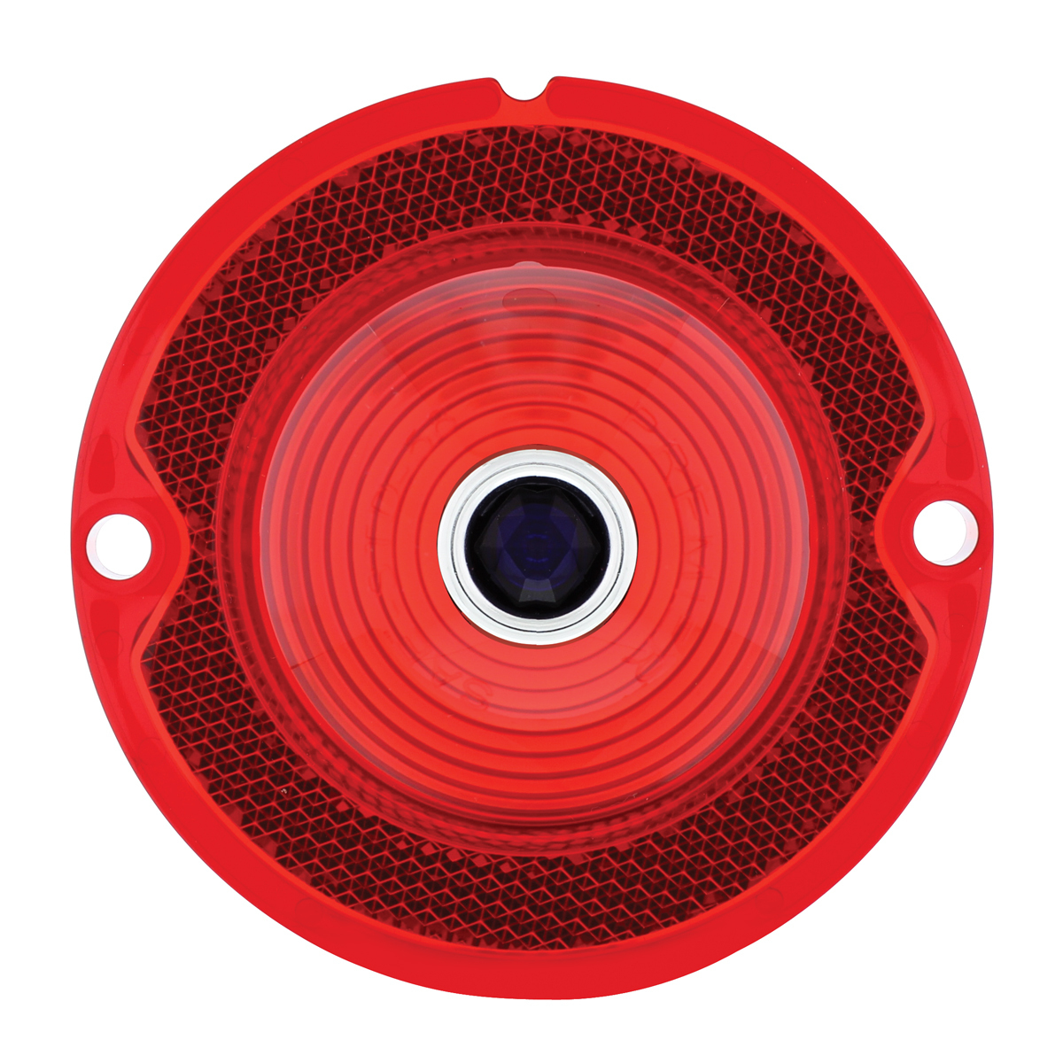 Tail Light Lens With Blue Dot For 1958 Chevy Passenger Car