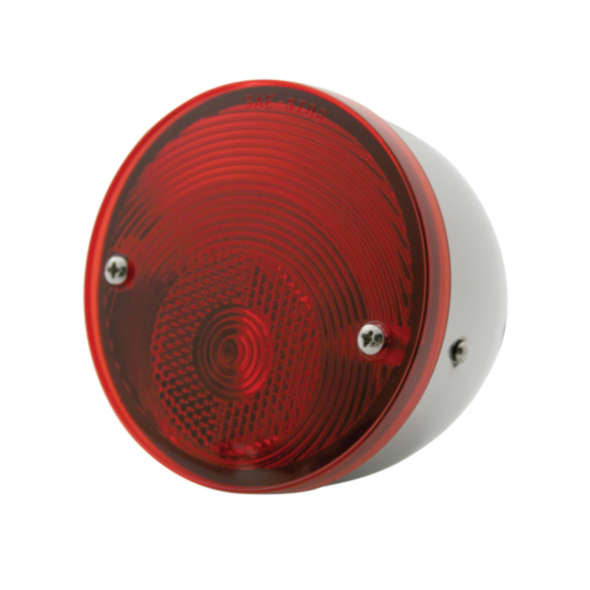 Tail Light Assembly With Stainless Steel Housing For 1960-66 Chevy Stepside Truck