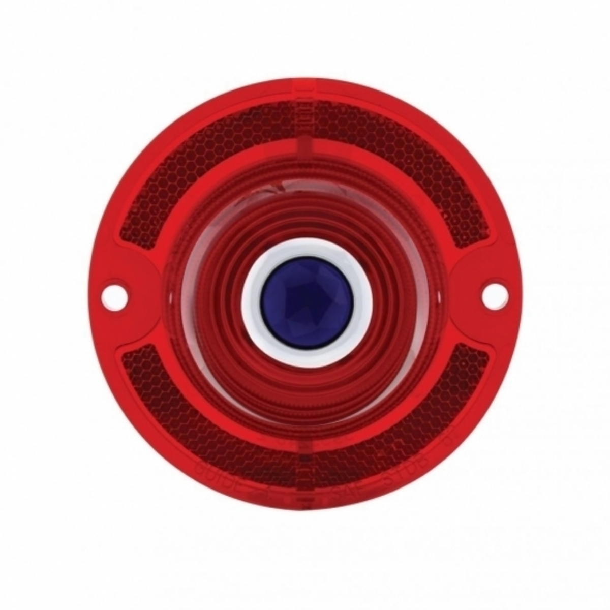 Tail Light Lens With Blue Dot For 1962 Chevy Passenger Car