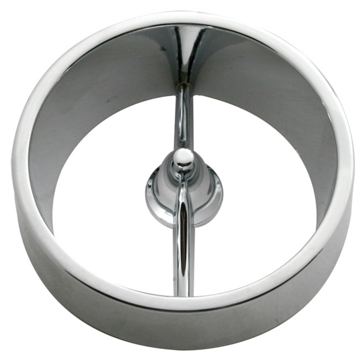 Chrome Metal Tail Light & Backup Light Trim Ring For 1963 Chevy Passenger Car