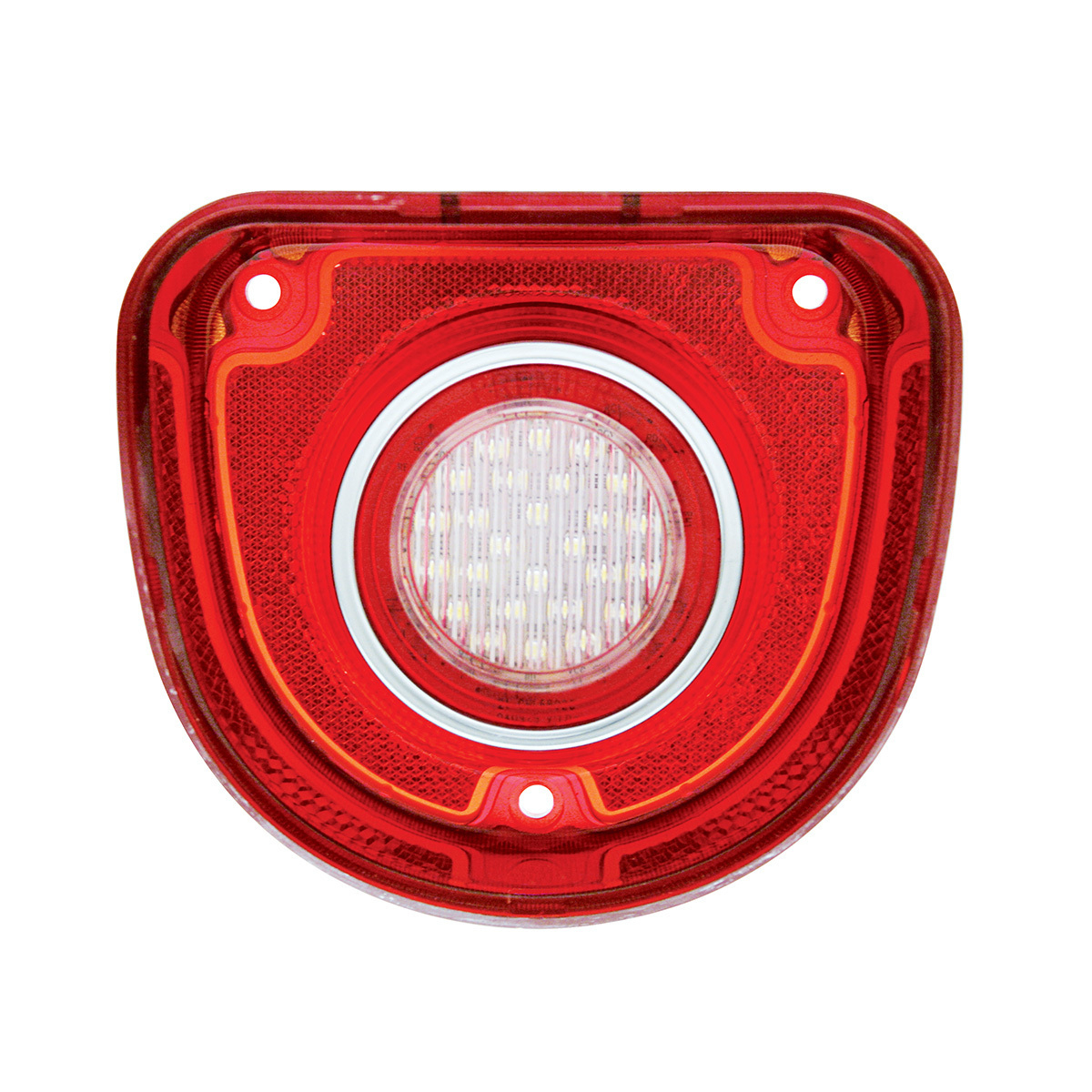 26 LED Backup Light With Stainless Steel Trim For 1968 Chevy Bel-Air & Biscayne
