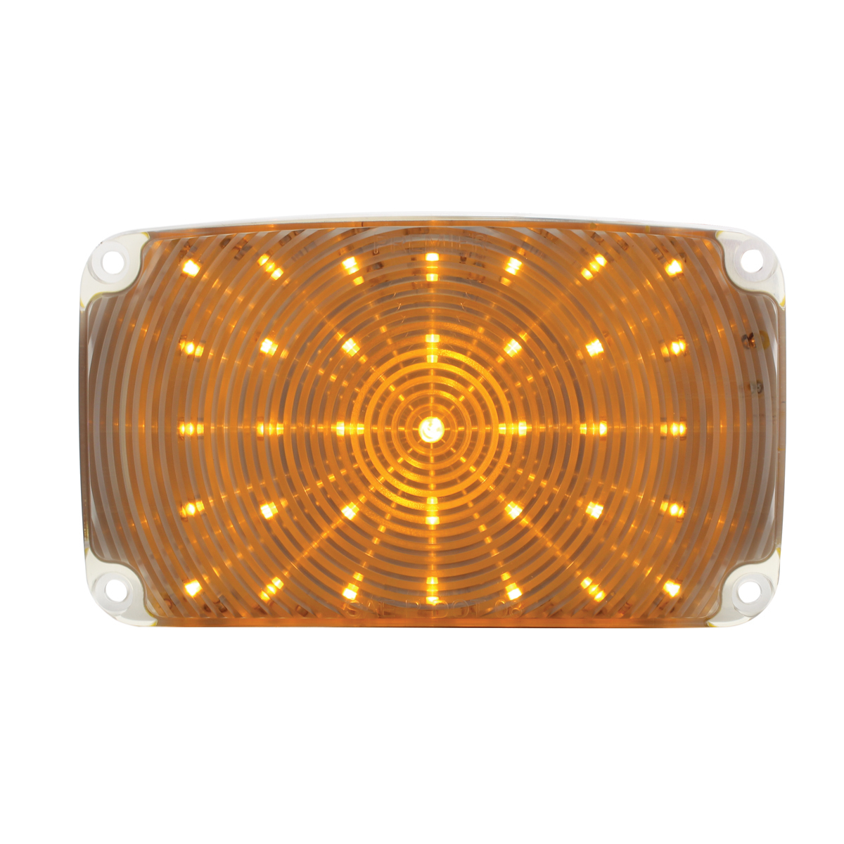 35 LED Parking Light For 1956 Chevy Passenger Car - Amber LED/Clear Lens