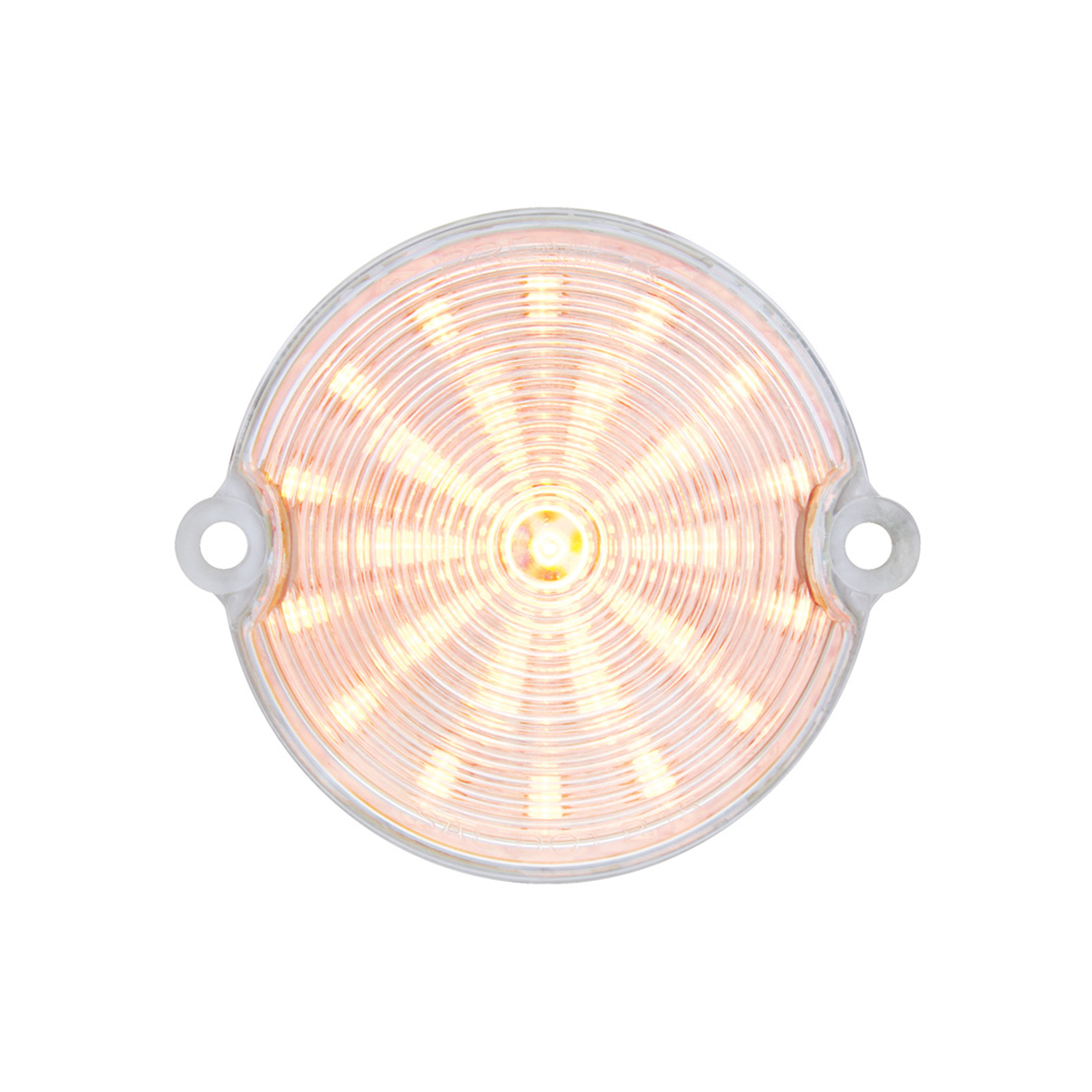 25 Amber LED 12V Front Parking Light For 1963-1967 Chevrolet Corvette-Clear Lens