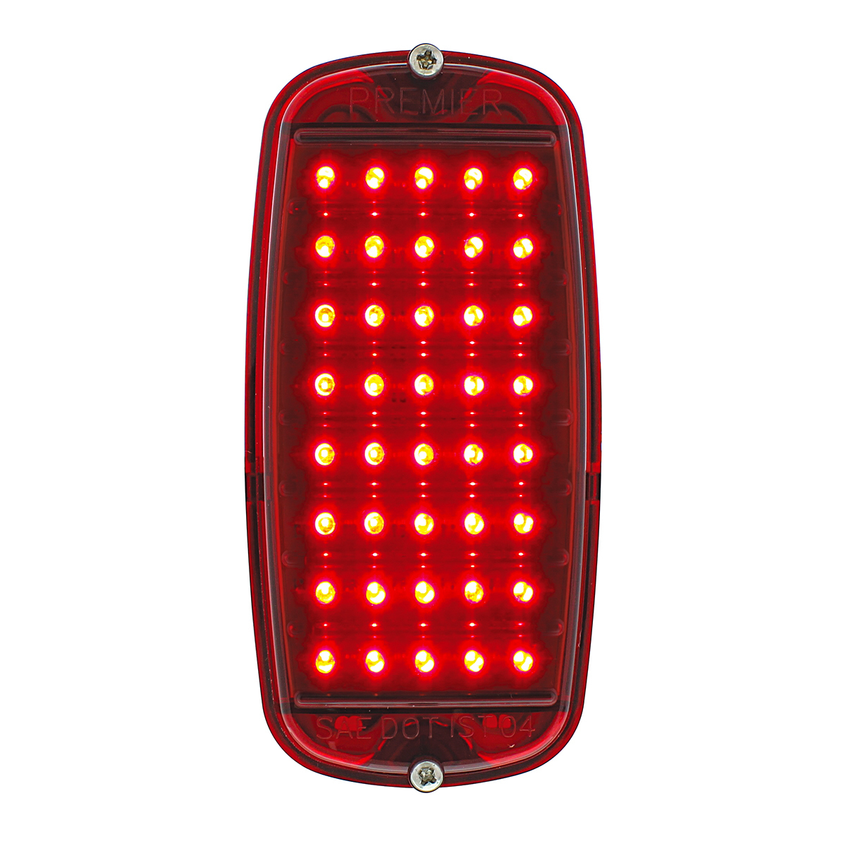 40 LED Tail Light Assembly For 1960-66 Chevy & GMC Fleetside Truck, Red Lens