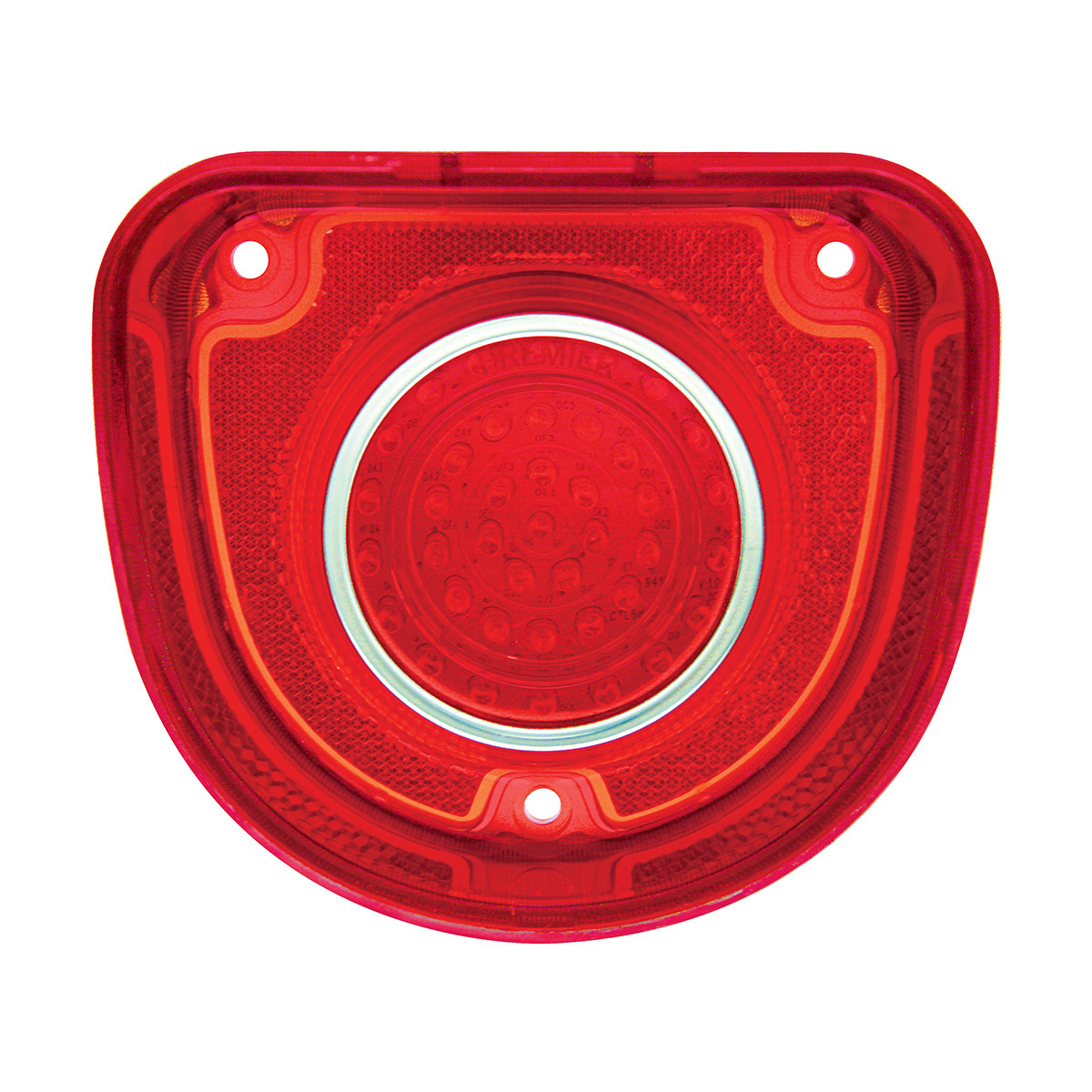 40 LED Tail Light With 1 Center Stainless Steel Trim For 1968 Chevy Bel-Air/Biscayne