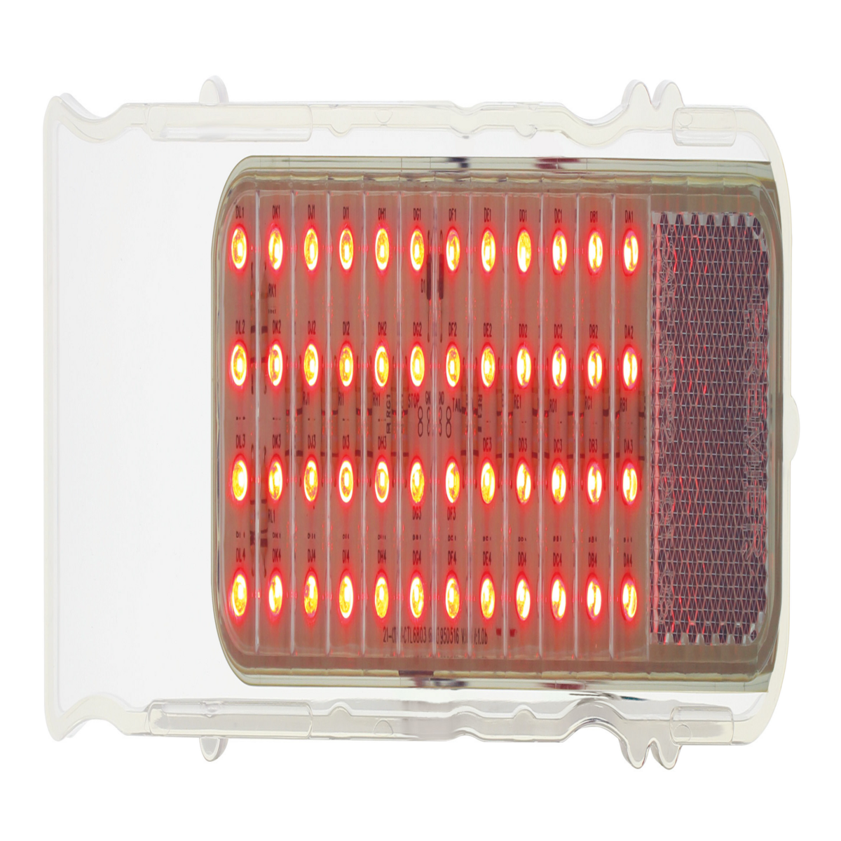 48 LED Tail Light For 1968 Chevy Camaro, Clear Lens