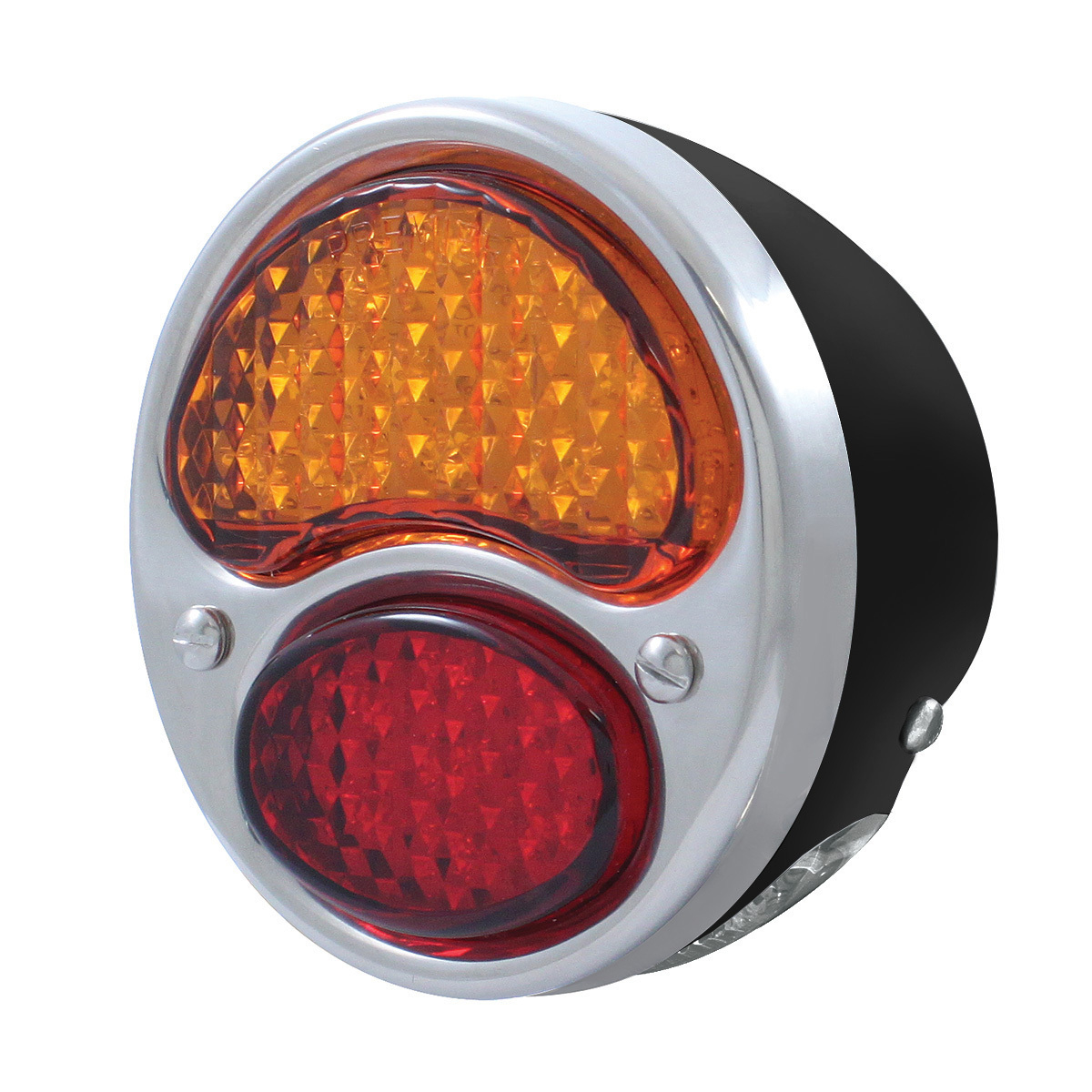 19 LED 12V Tail Light Assembly With 4 LED License Plate Light Black Housing For 1928-31 Ford Model A