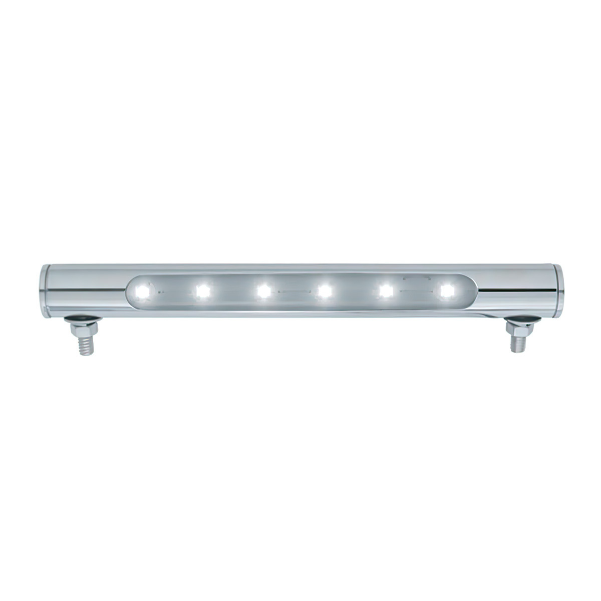 6 LED Stainless Steel Tube Light - White LED