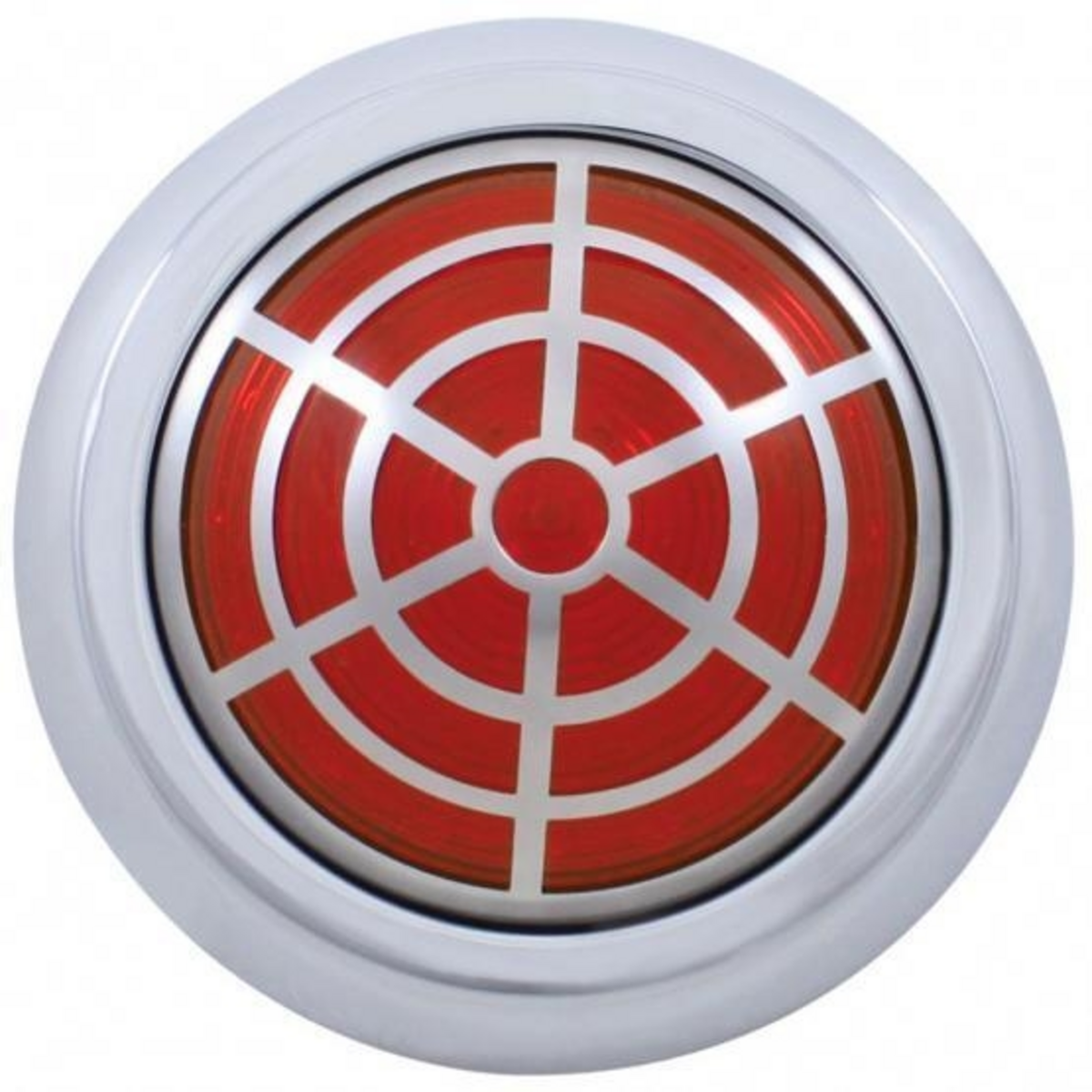 41 LED 1950 Pontiac Style Tail Light With Spider Web Style Bezel