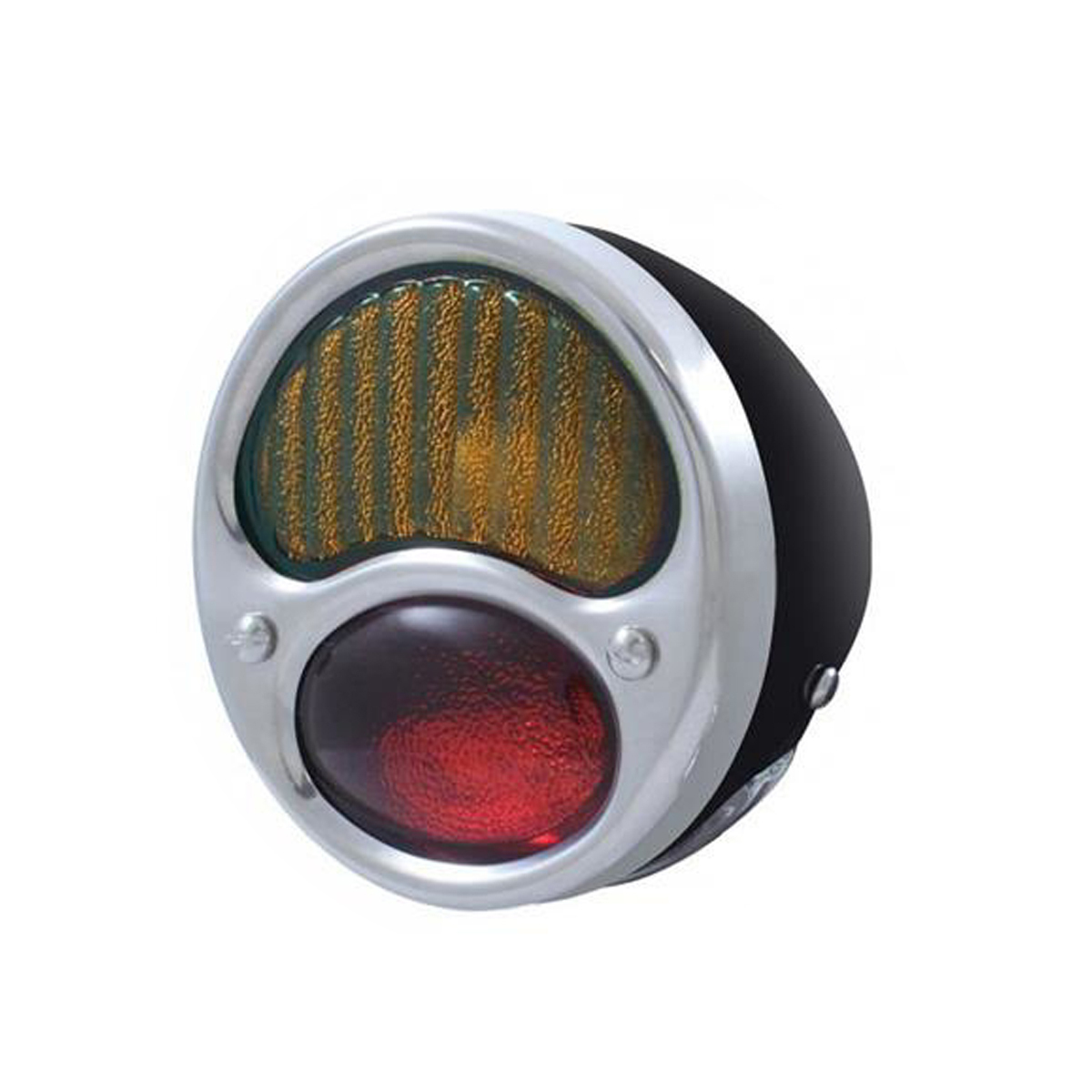 6V Tail Light Assembly With Black Housing For 1928-31 Ford Model A - L/H