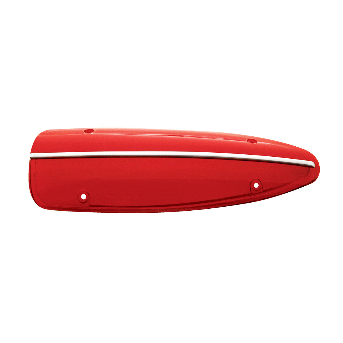 Tail Light Lens With Stainless Steel Trim For 1958-60 Chevy Corvette