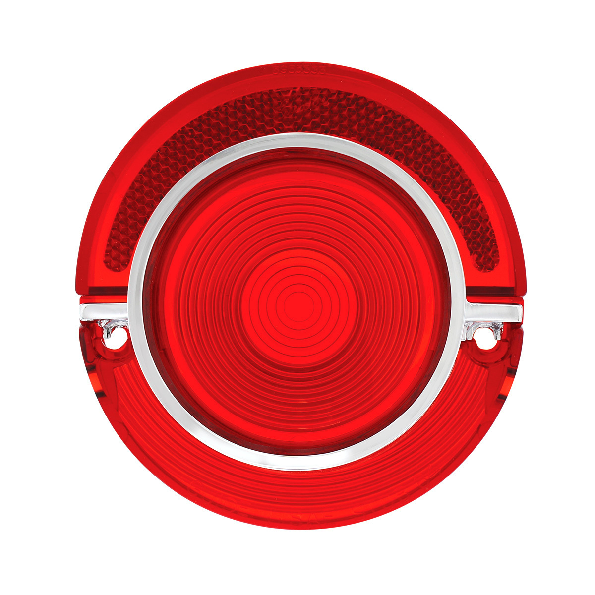 Tail Light Lens With Chrome Rim For 1964 Chevy Passenger Car