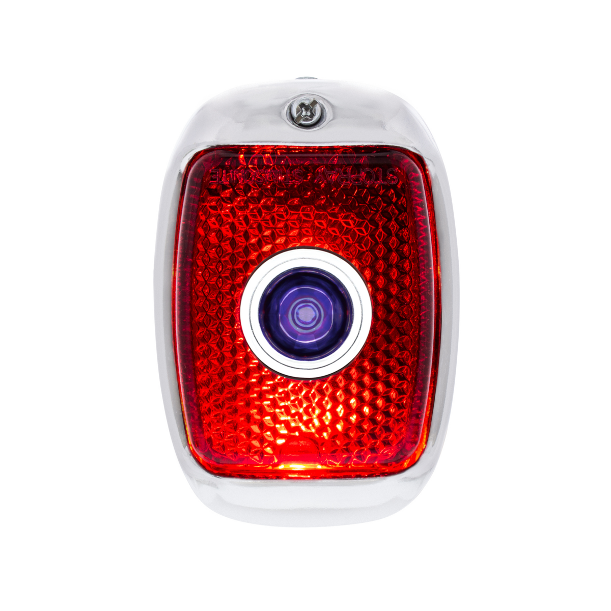 Tail Light Assembly With Black Housing & Blue Dot For 1940-53 Chevy & GMC Truck - R/H