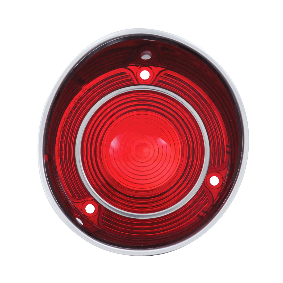 Tail Light Lens With Stainless Steel Trim For 1971 Chevy Malibu/Chevelle "SS" - R/H