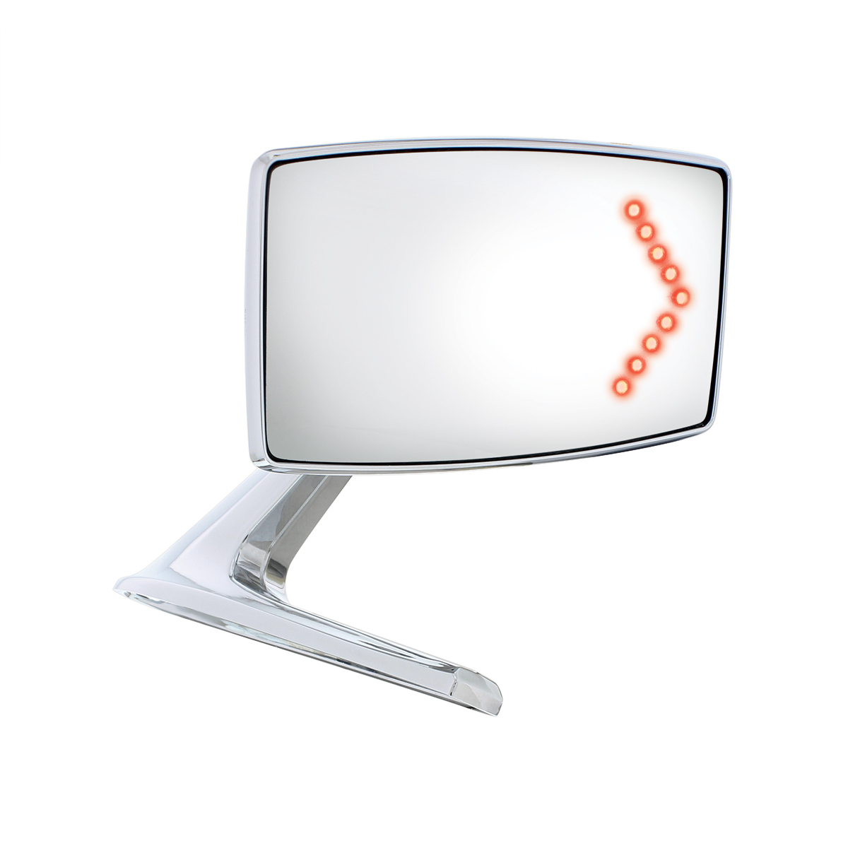 Exterior Mirror With Convex Glass And LED Turn Signal For 1967-68 Ford Mustang - R/H
