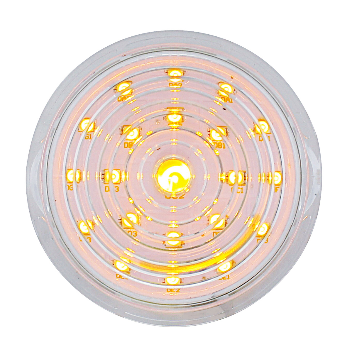 21 Amber LED Parking Light For Ford Car (1947-1948) & Truck (1942-1947)-Clear Lens