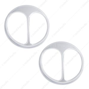 Chrome Cat's Eye Headlight Cover (Pair)