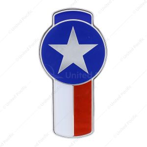 Chrome Die Cast Texas Flag Emblem