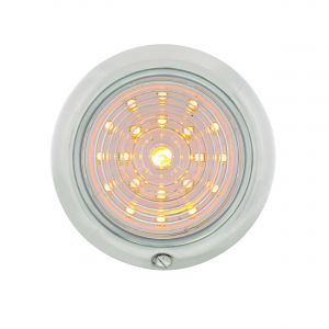 21 Amber LED Parking Light Assembly For Ford Car (1947-1948) & Truck (1942-1947)-Clear Lens