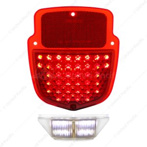 38 LED Tail Light With 12 LED License Plate Light For 1953-56 Ford Truck - L/H