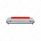 Chrome License Plate Light With Red LED 3rd Brake Light - Red LED/Red Lens