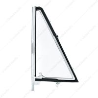 Vent Window Assembly Chrome Frame Without Tinted Glass For 1966-77 Ford Bronco - L/H